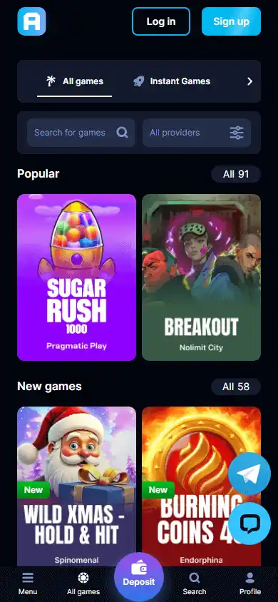 Arkada Casino screenshot 4