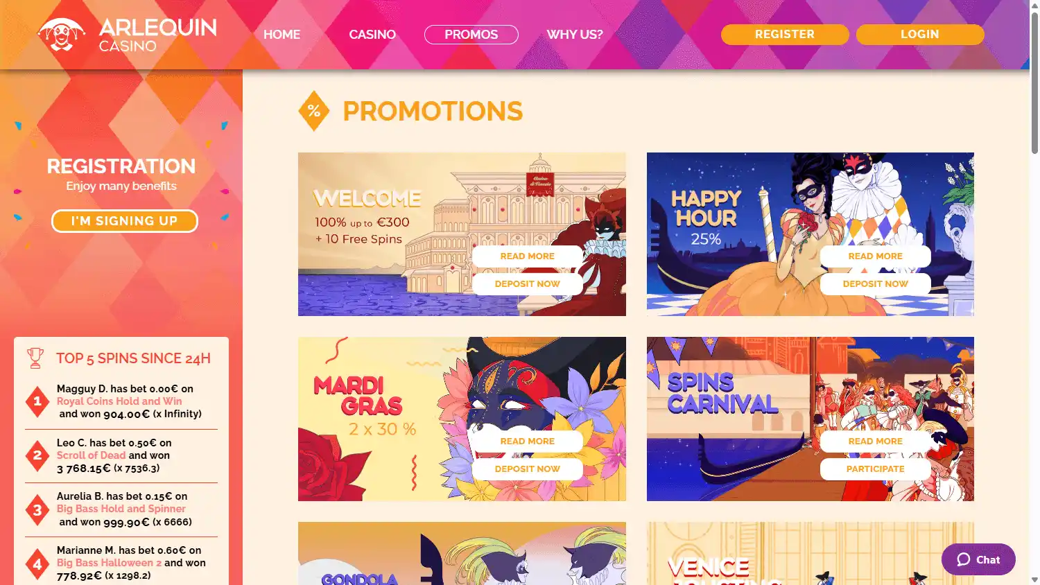 Arlequin Casino screenshot 3