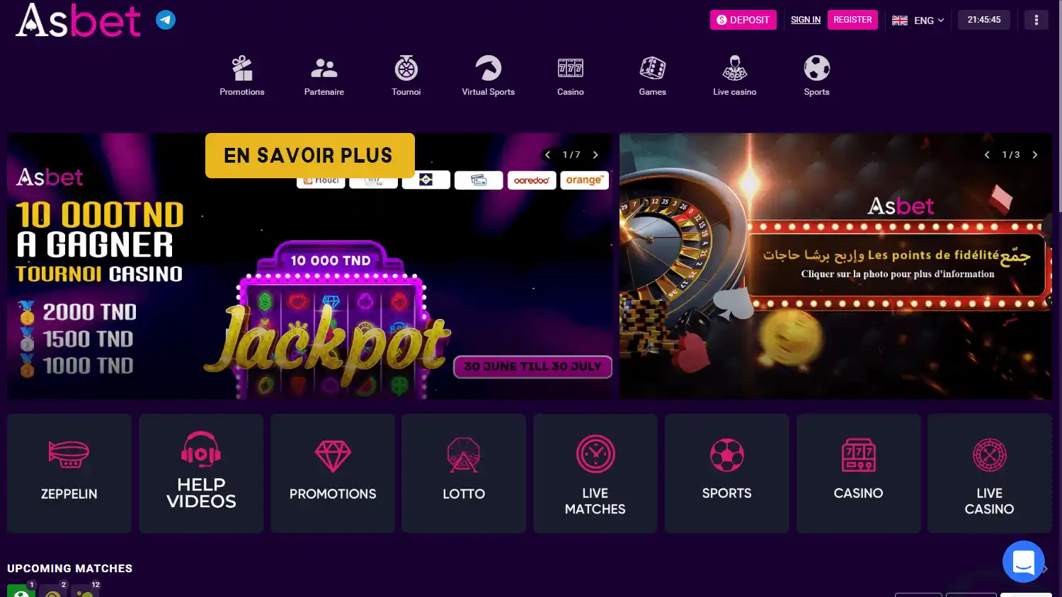 Asbet Casino screenshot 1
