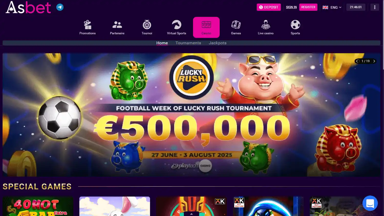 Asbet Casino screenshot 2