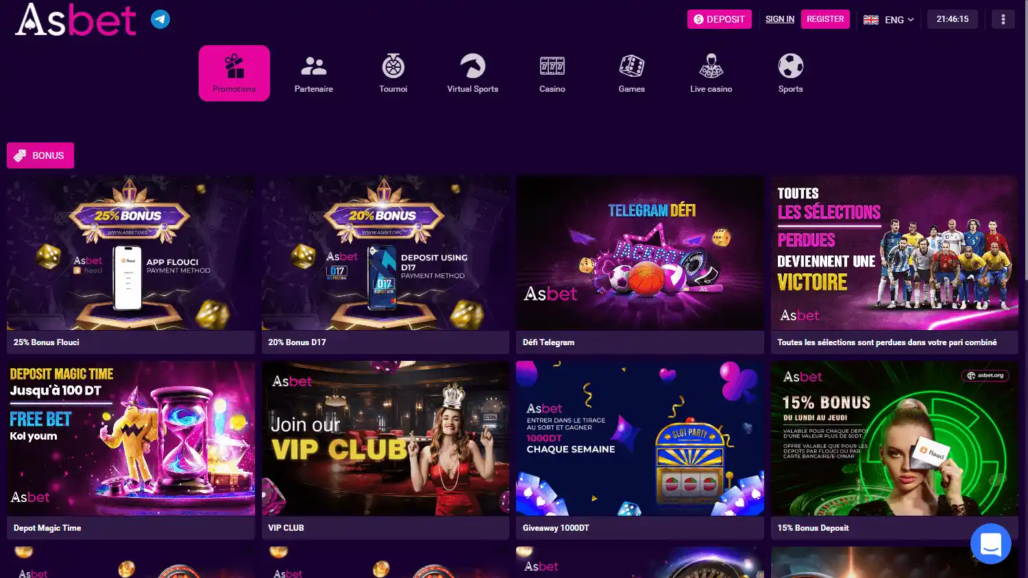 Asbet Casino screenshot 3