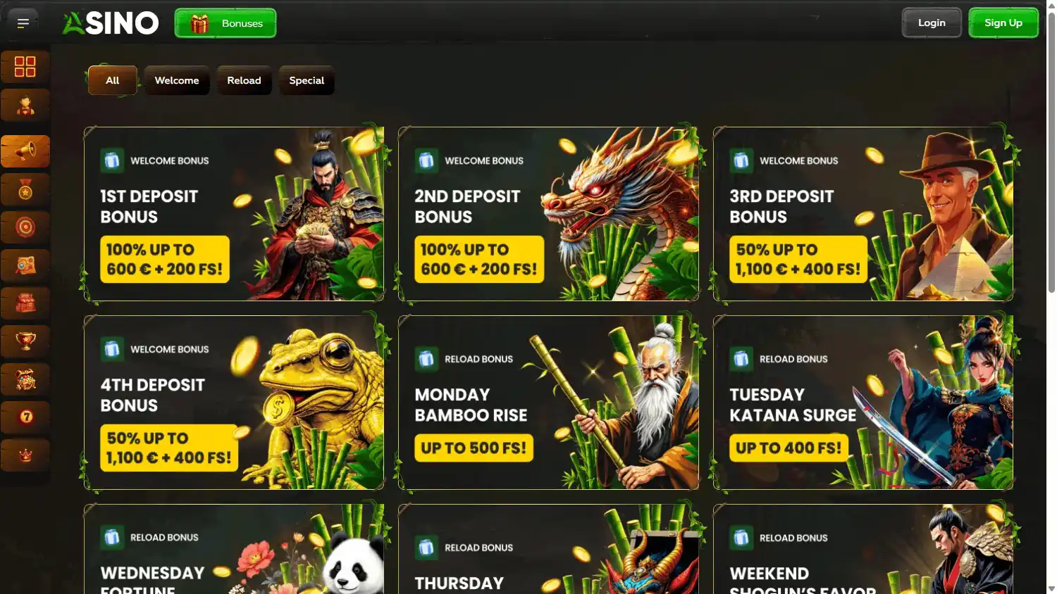 Asino Casino screenshot 3