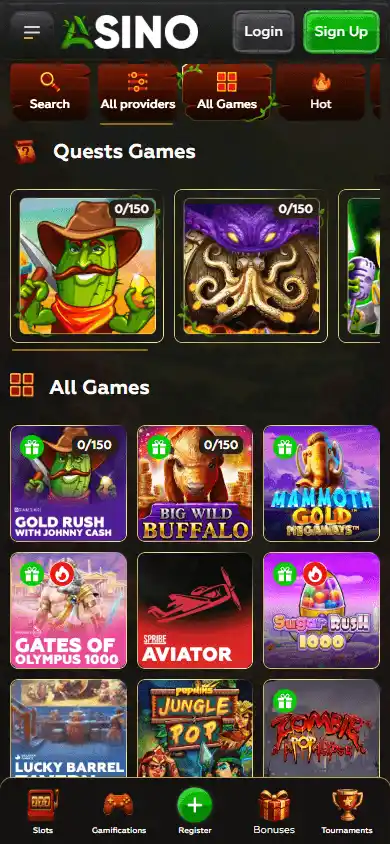 Asino Casino screenshot 5
