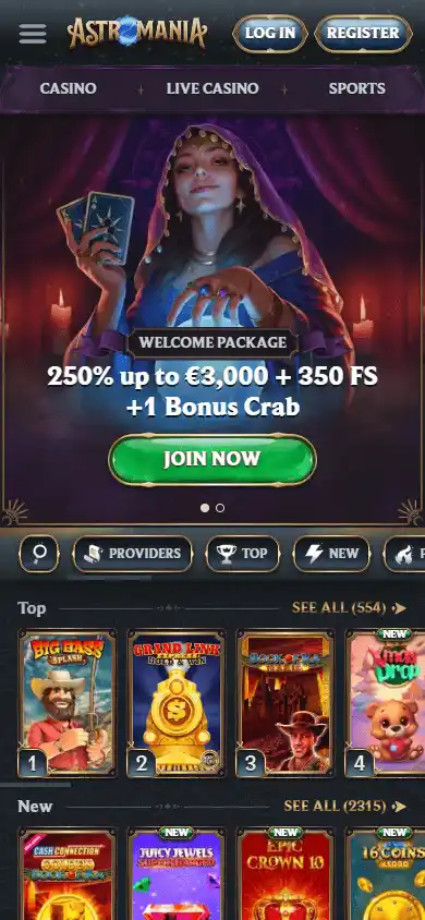 AstroMania Casino screenshot 4