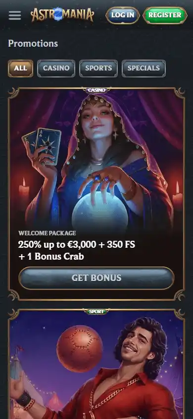 AstroMania Casino screenshot 6