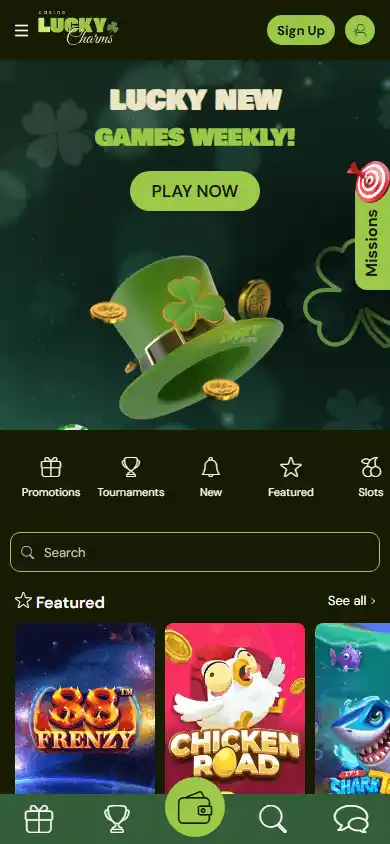 Astrozino Casino screenshot 2