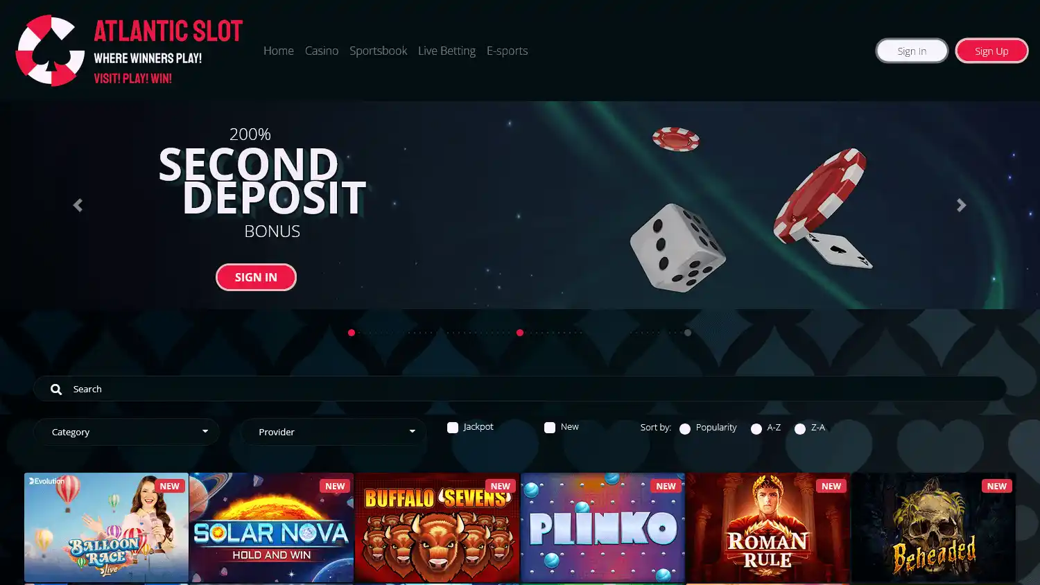 Atlantic Slot Casino screenshot 2