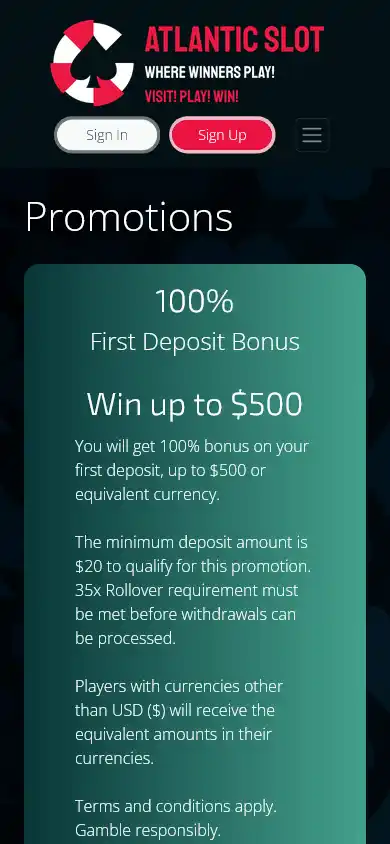 Atlantic Slot Casino screenshot 5