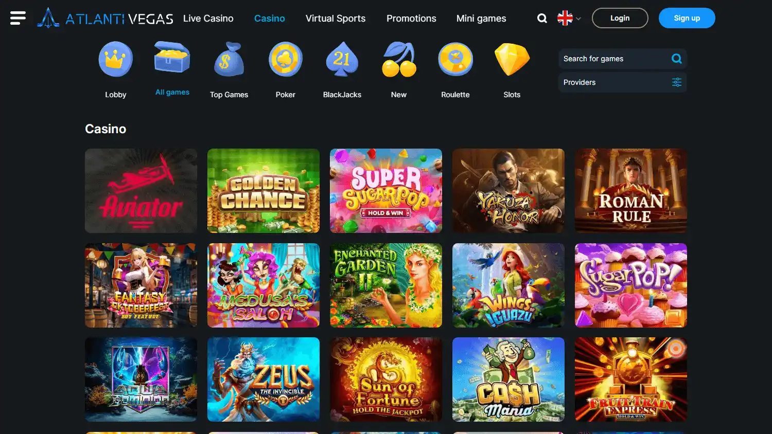 AtlantiVegas Casino screenshot 2