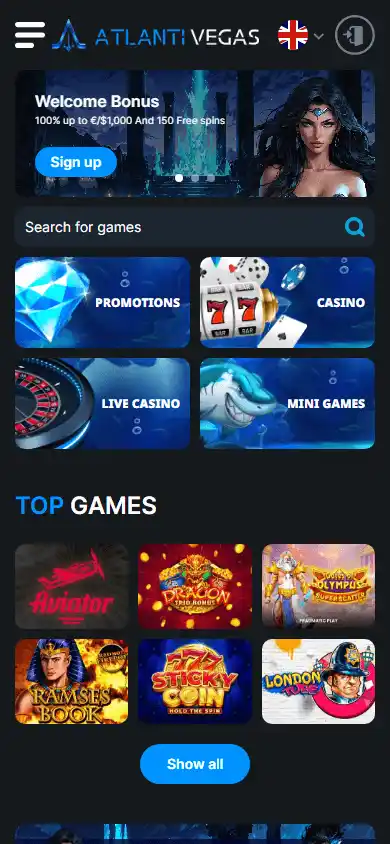AtlantiVegas Casino screenshot 4