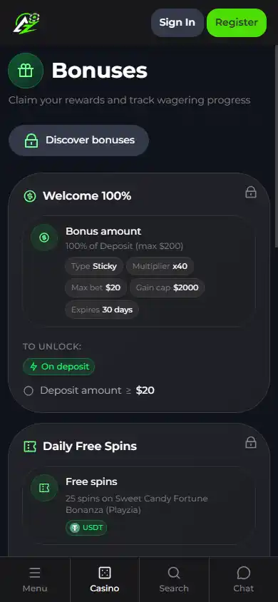 AtoZWIN Casino screenshot 6