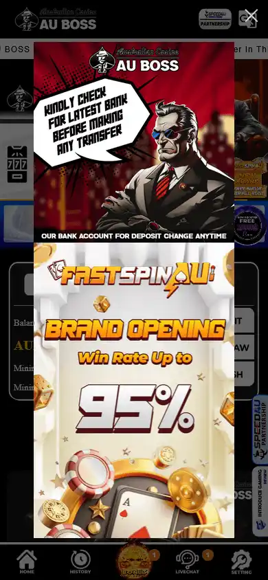 AU Boss Casino screenshot 3