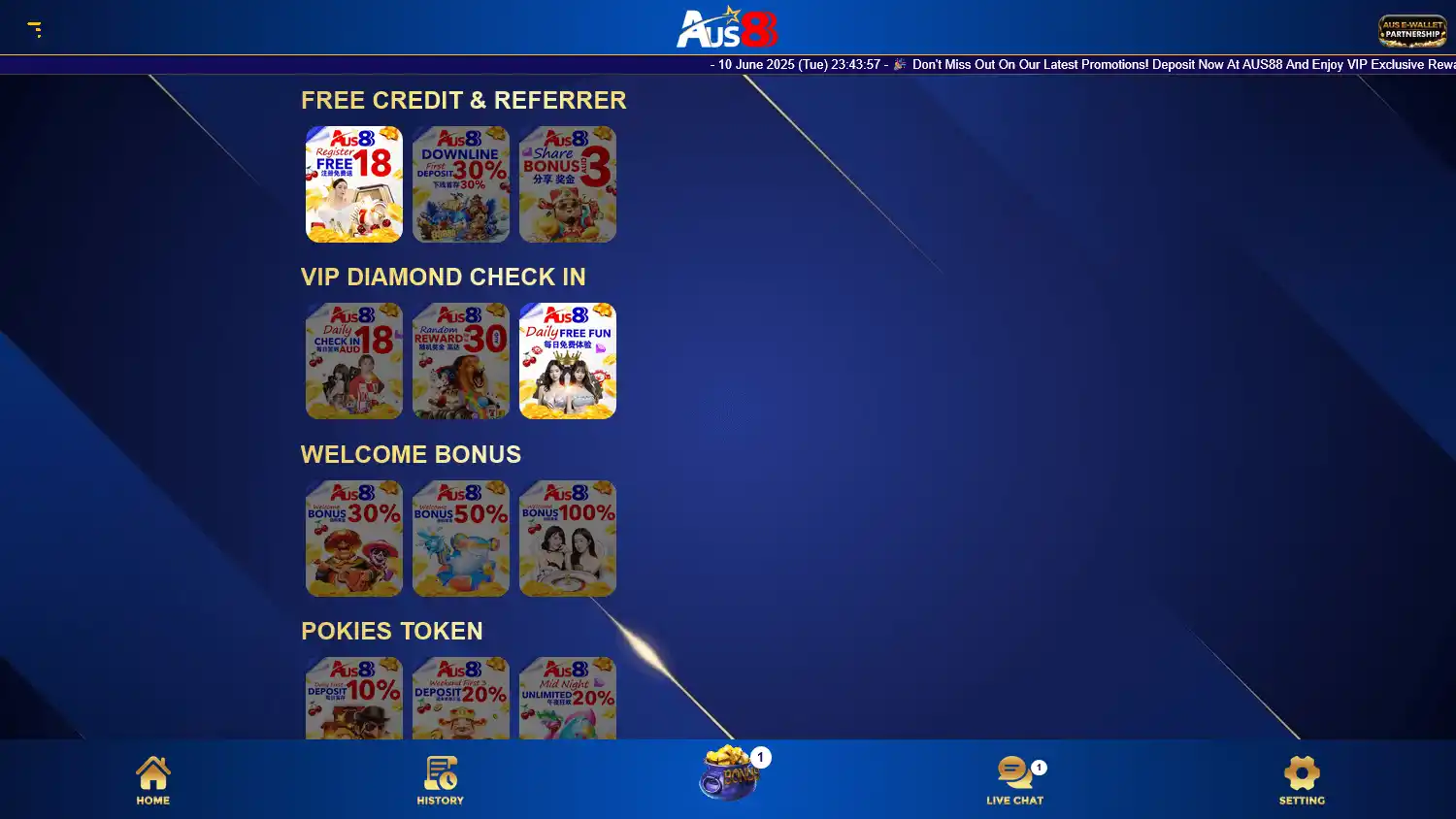 AUS88.CLUB Casino screenshot 3
