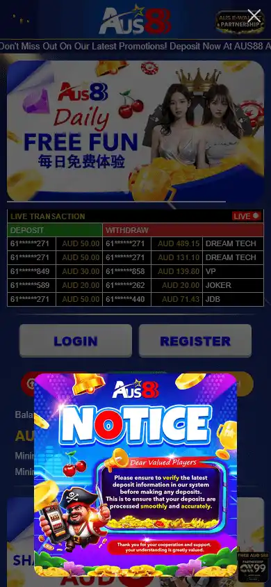 AUS88.CLUB Casino screenshot 4