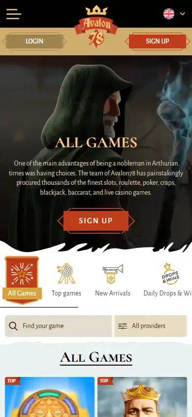 Avalon78 Casino screenshot 5