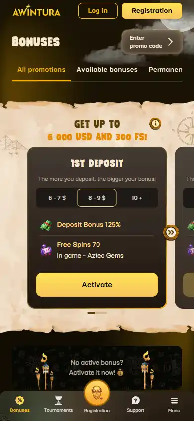 Awintura Casino screenshot 6
