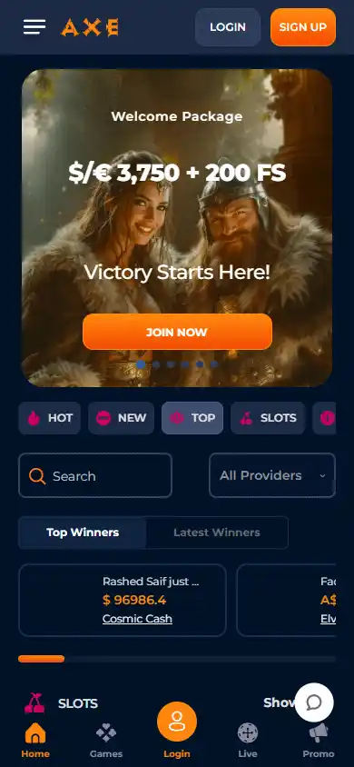 Axecasino screenshot 4