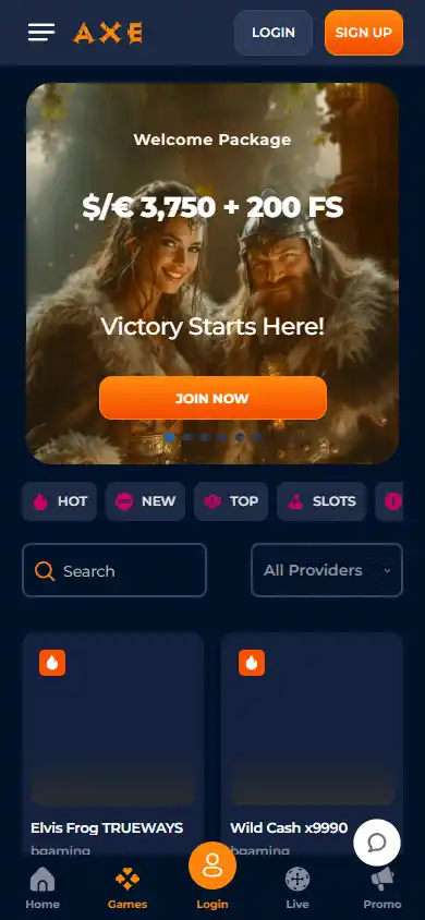 Axecasino screenshot 5