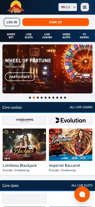Azia Casino screenshot 3