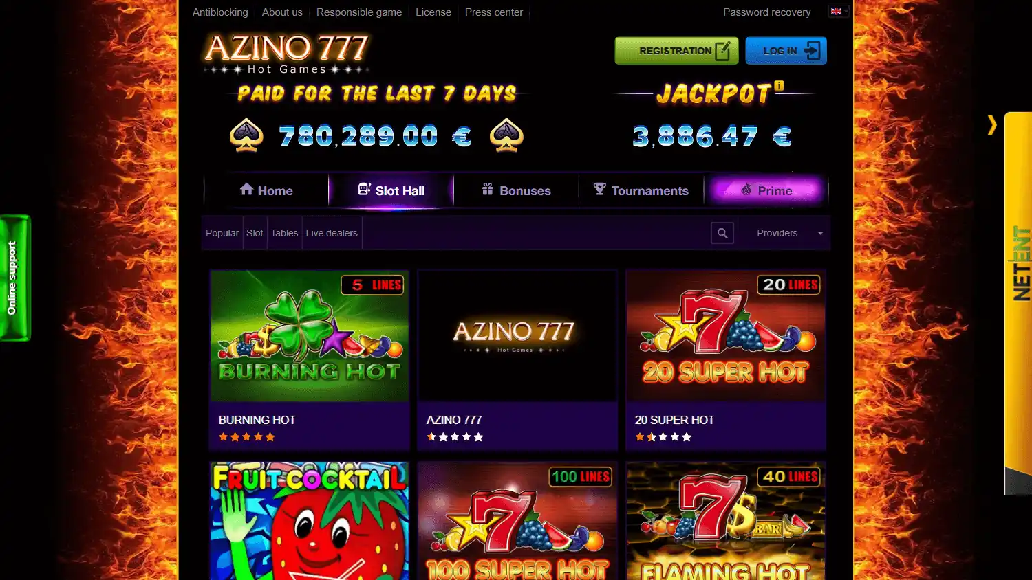 Azino777 Casino screenshot 2