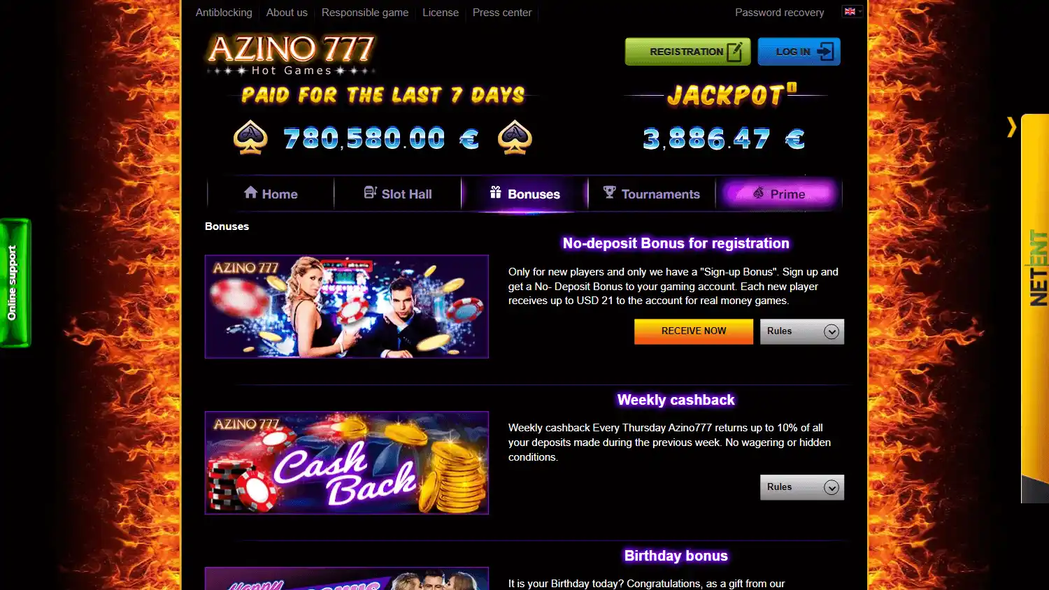 Azino777 Casino screenshot 3
