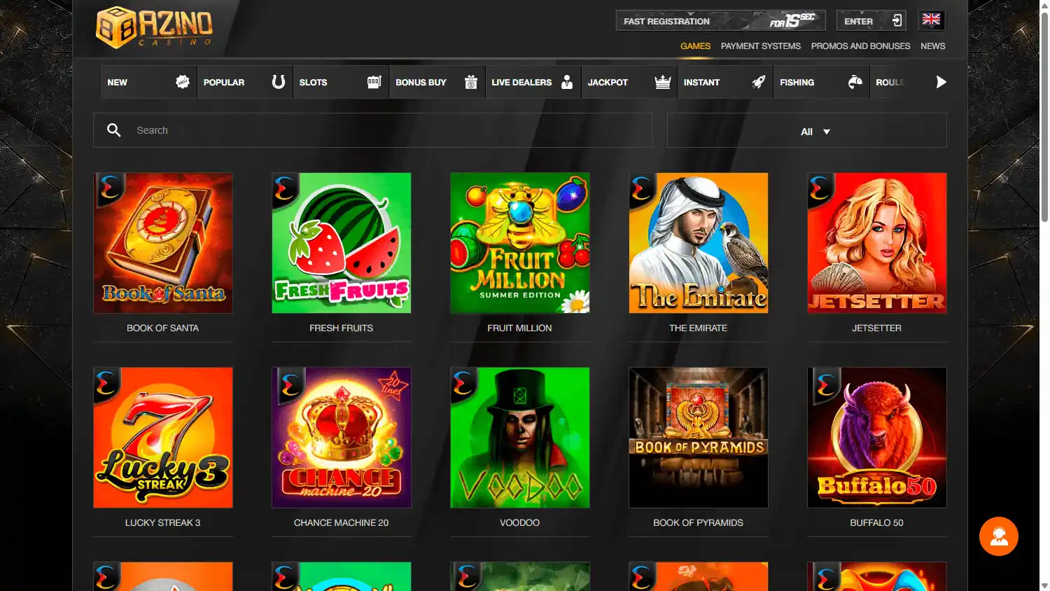 Azino888 Casino screenshot 2