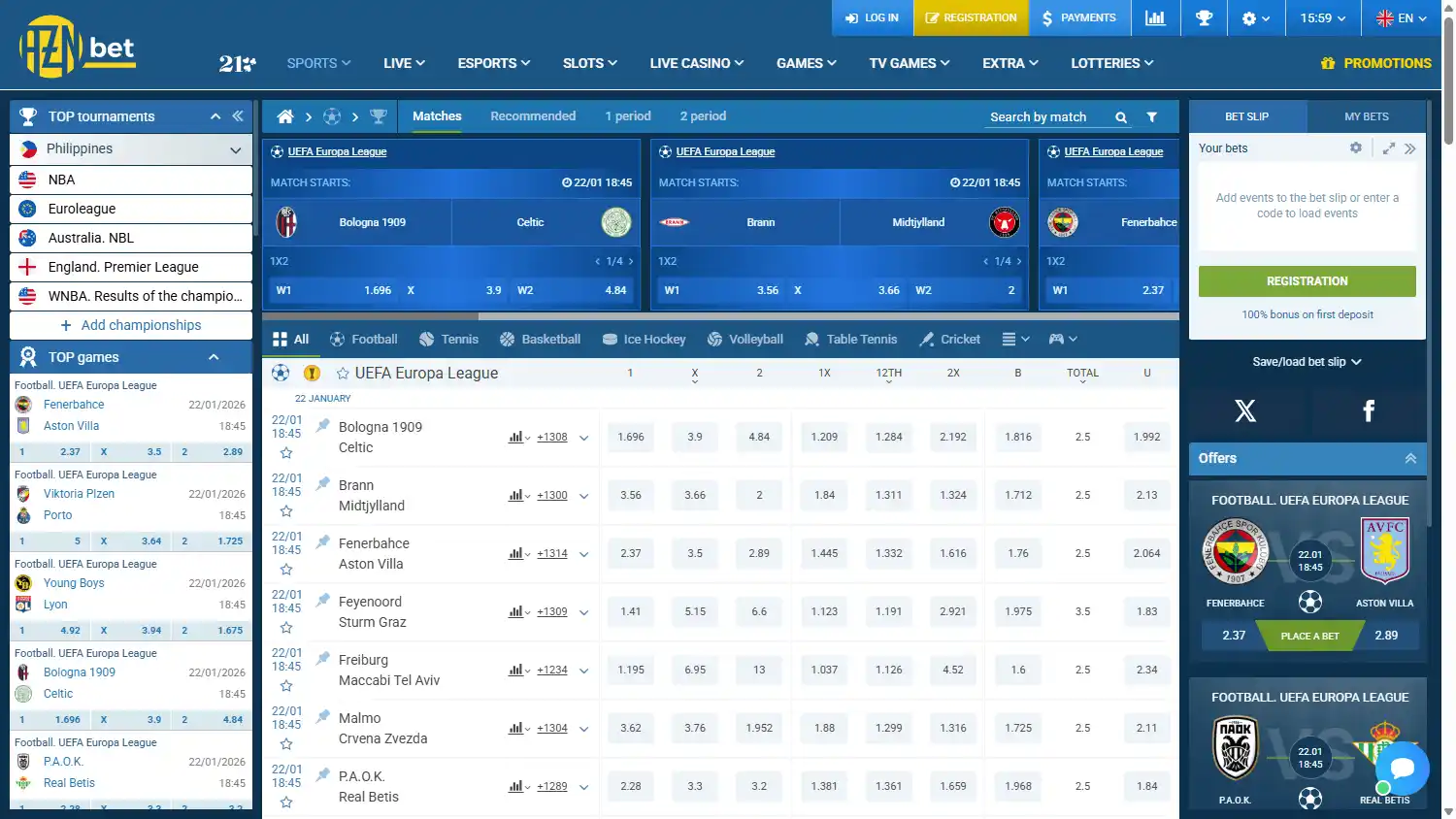 AZNbet Casino screenshot 1