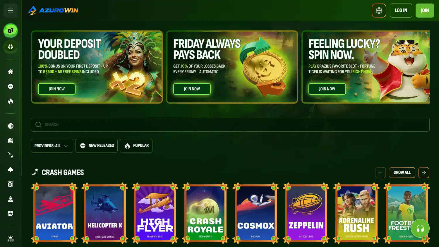 AzuroWin Casino screenshot 1