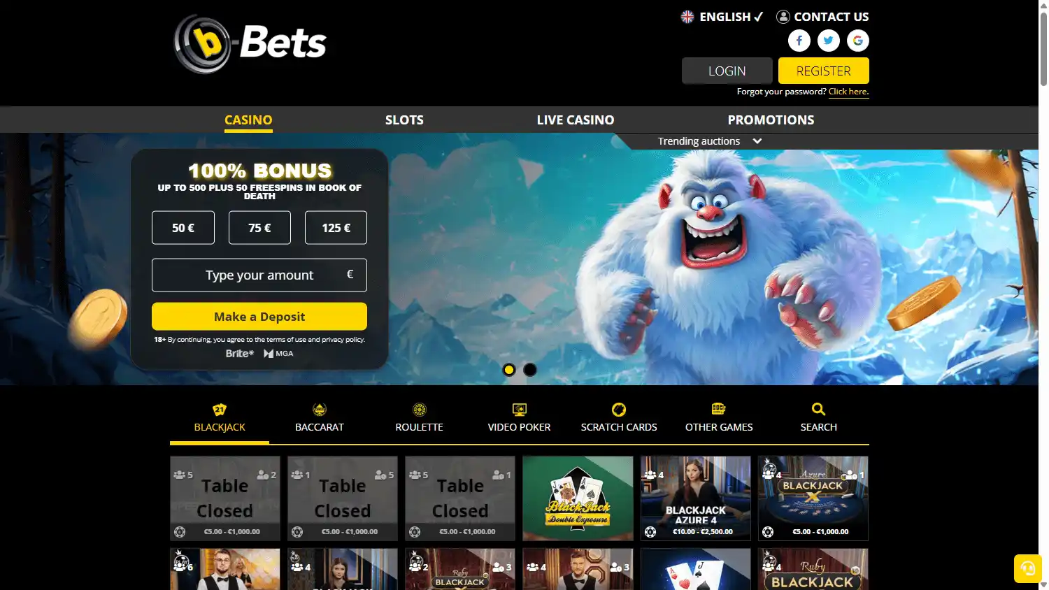b-Bets Casino screenshot 2