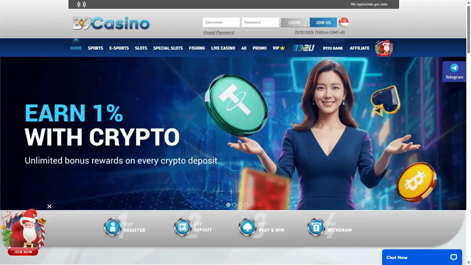 B9Casino screenshot 1