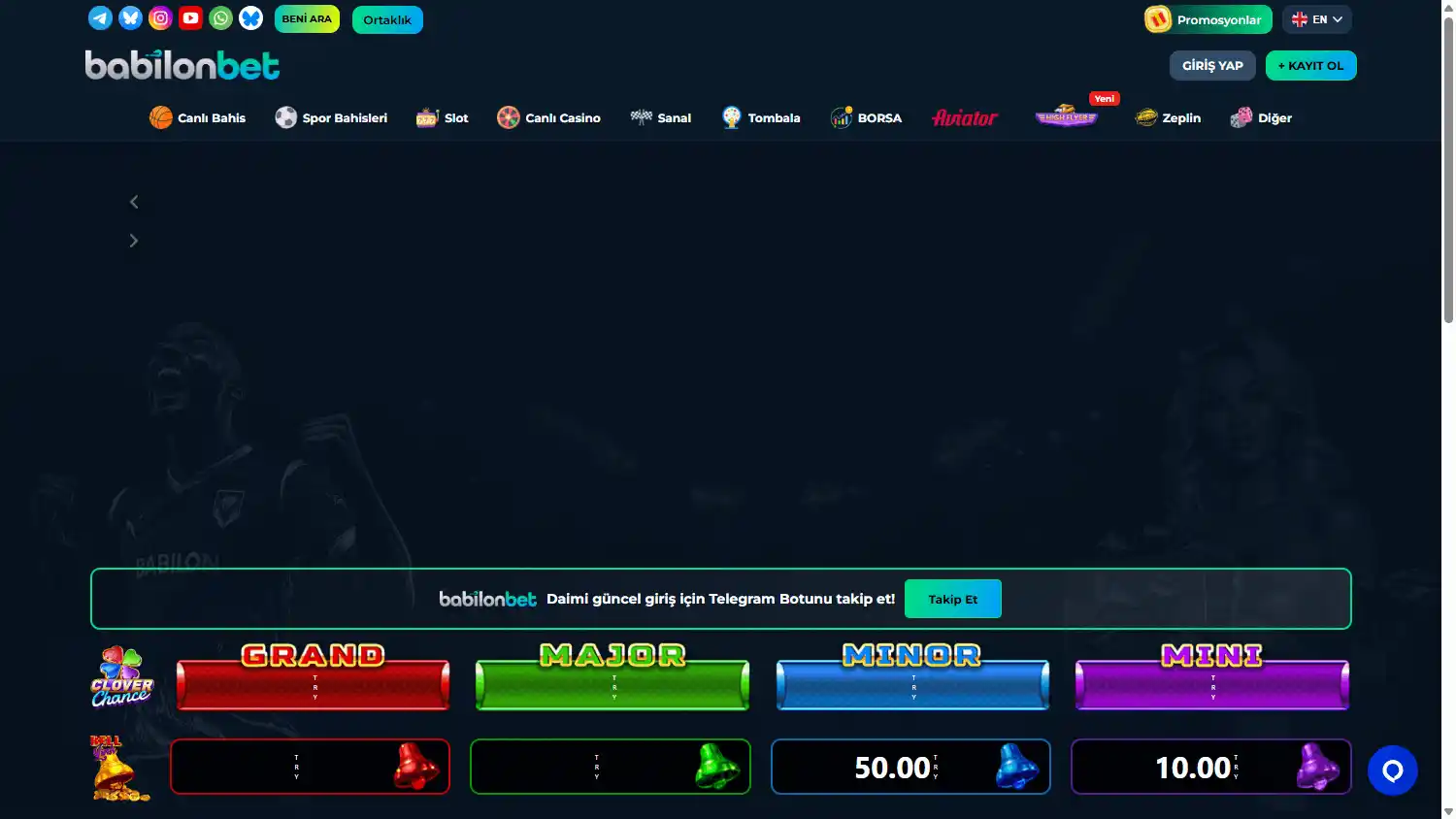 BabilonBet Casino screenshot 1