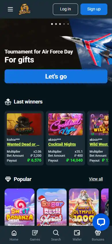 Baboss Casino screenshot 4