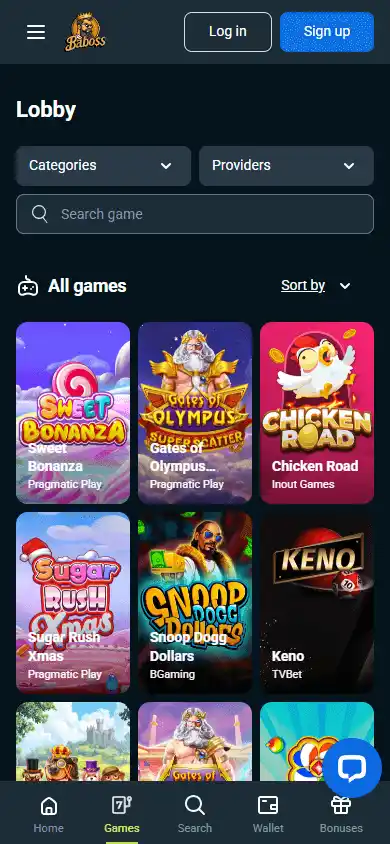 Baboss Casino screenshot 5
