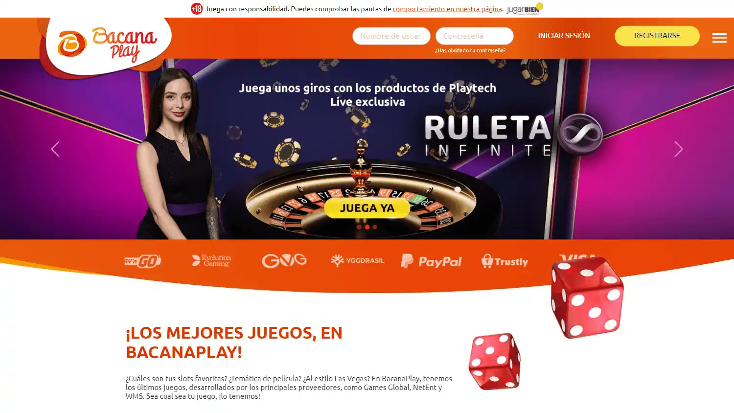 BacanaPlay Casino ES screenshot 1