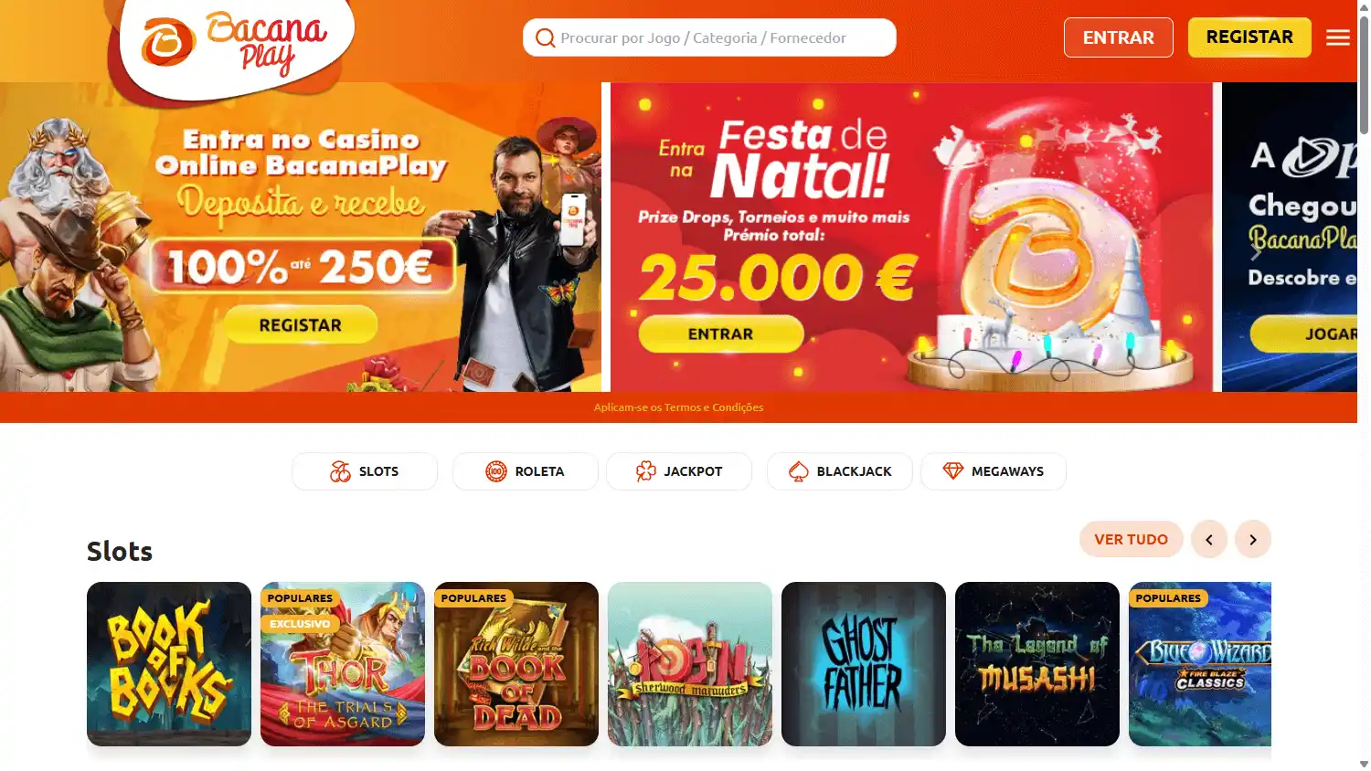 BacanaPlay Casino PT screenshot 1