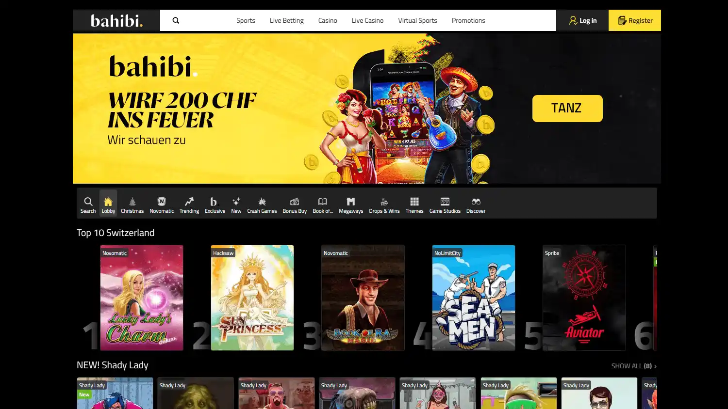 Bahibi Casino screenshot 1