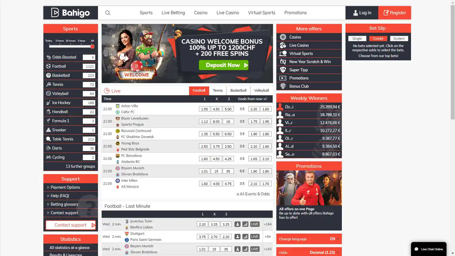 Bahigo Casino screenshot 1