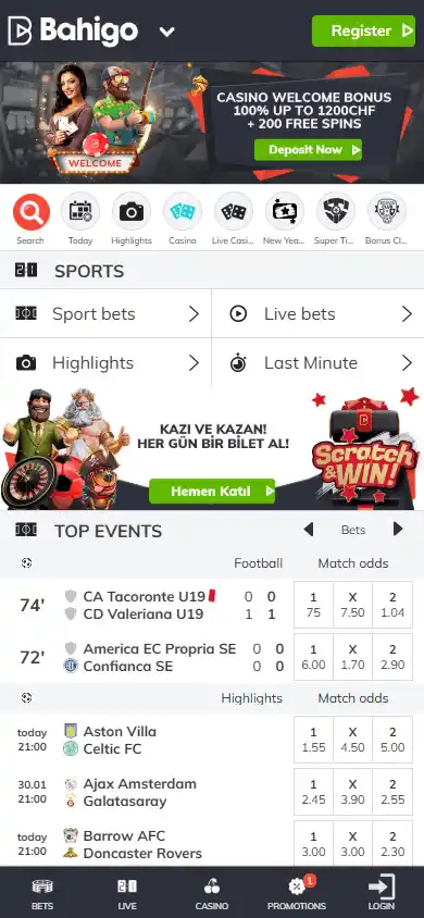 Bahigo Casino screenshot 4