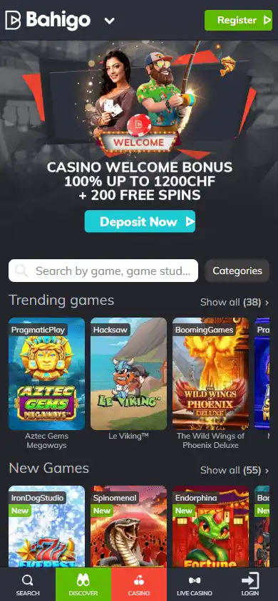 Bahigo Casino screenshot 5