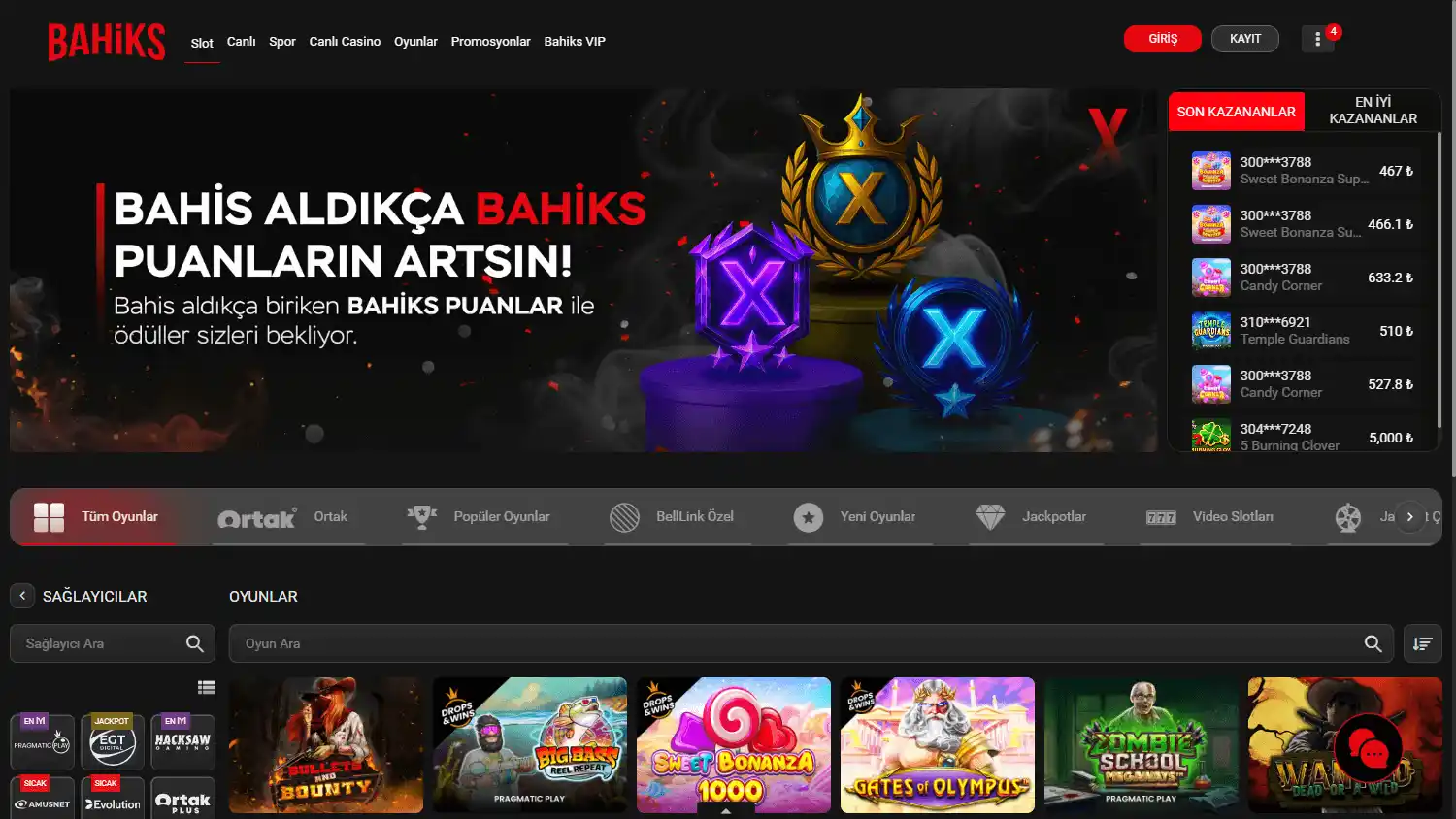 Bahiks Casino screenshot 2
