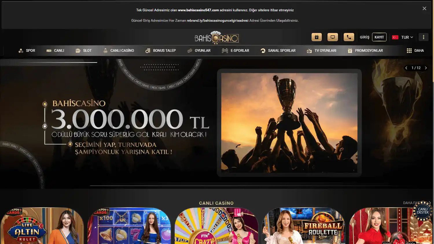 Bahis Casino screenshot 1
