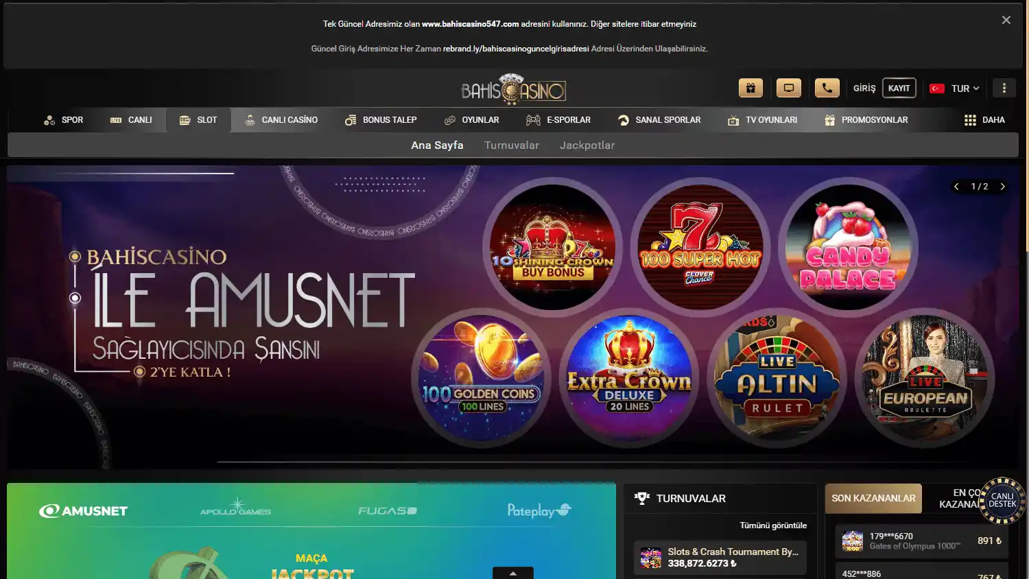 Bahis Casino screenshot 2
