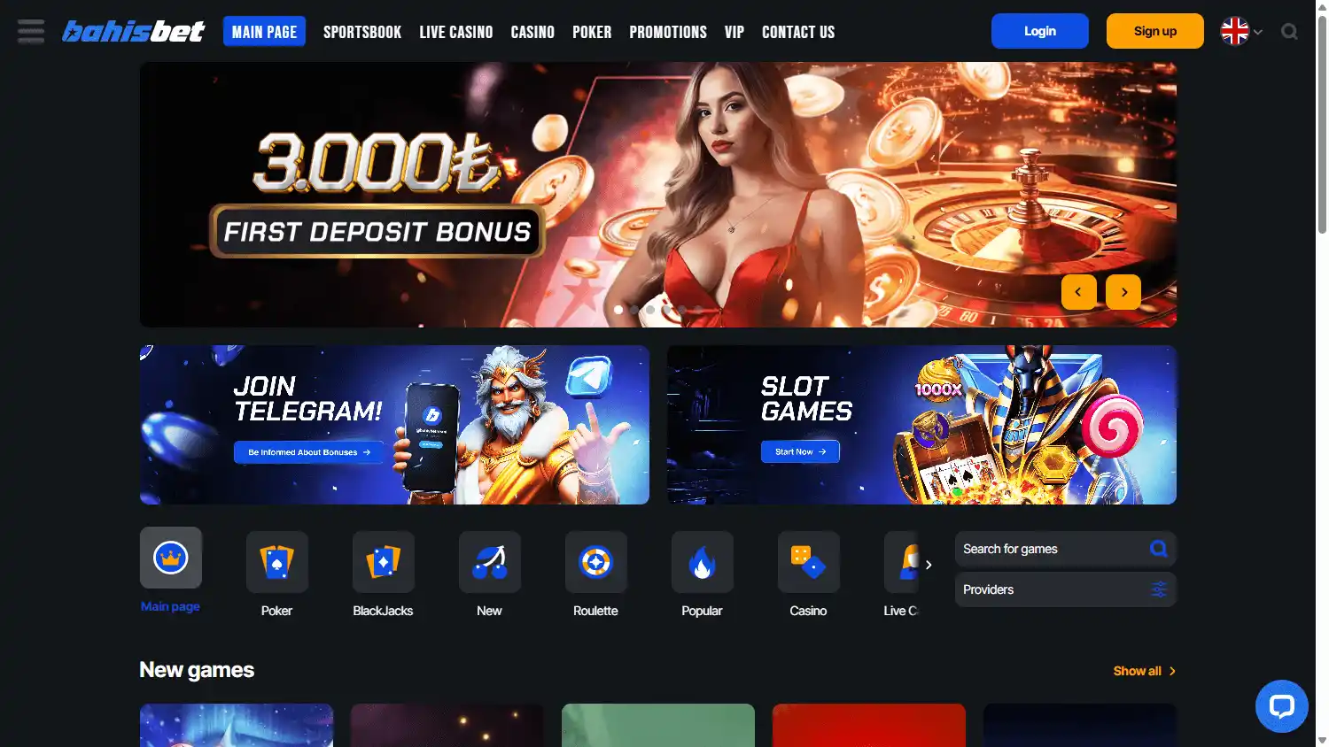 Bahisbet Casino screenshot 1