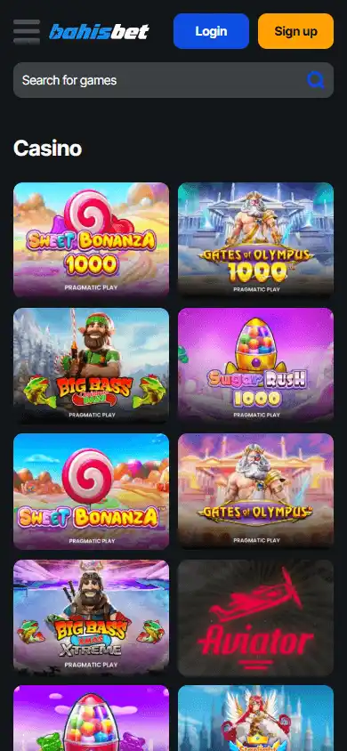 Bahisbet Casino screenshot 5