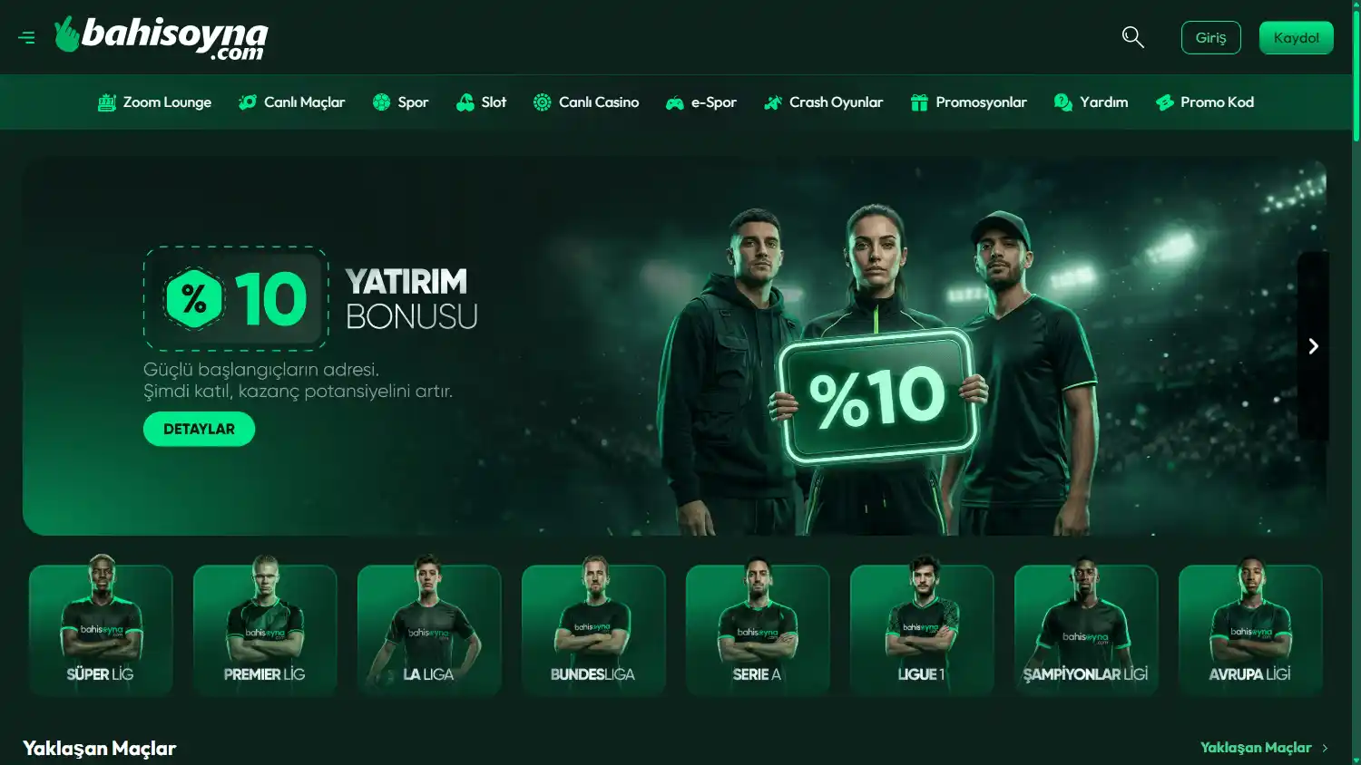 Bahisoyna Casino screenshot 1