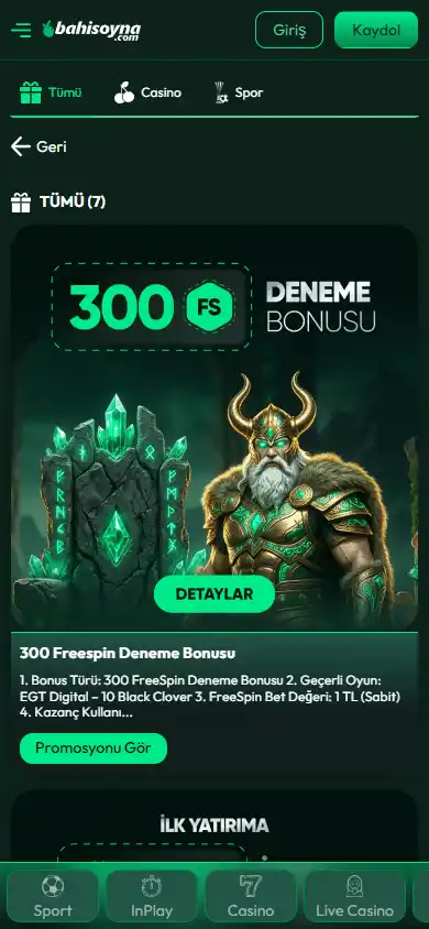 Bahisoyna Casino screenshot 6