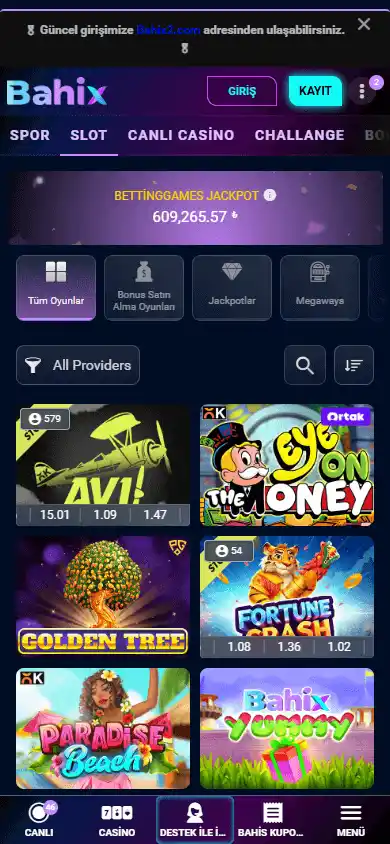 Bahix Casino screenshot 5