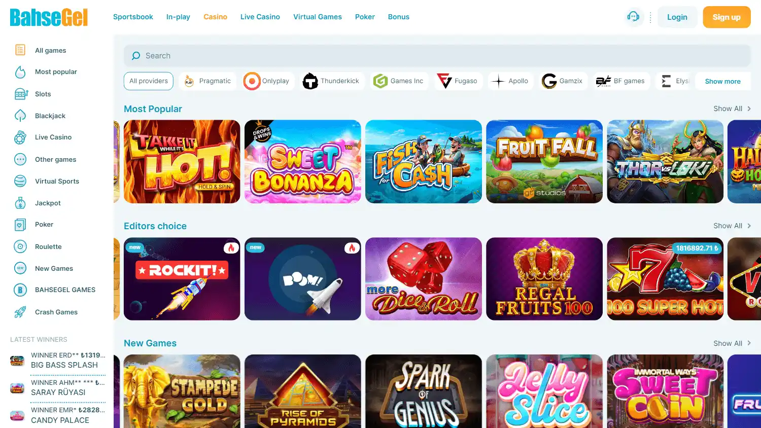 BahseGel Casino screenshot 2