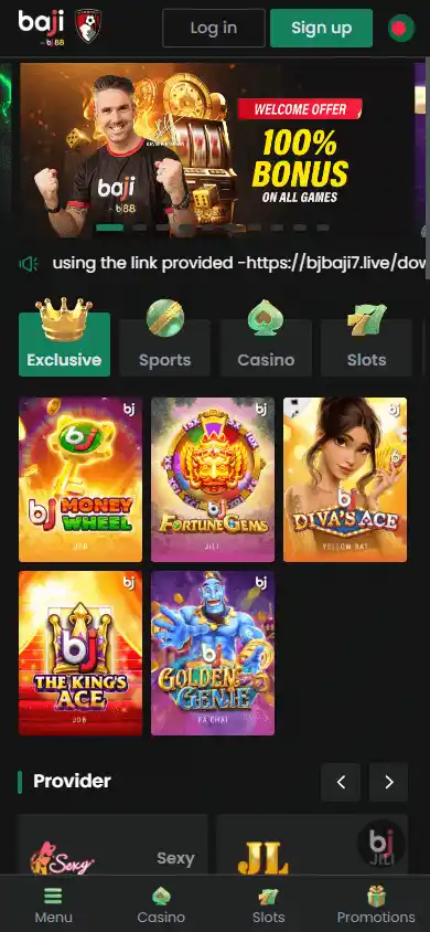 Baji Casino screenshot 4