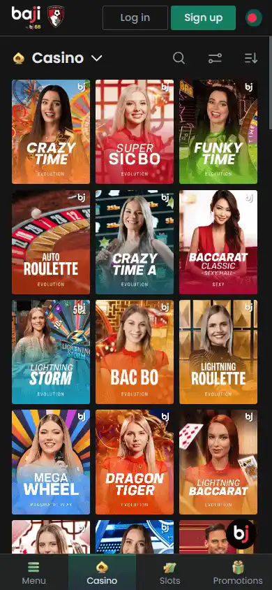 Baji Casino screenshot 5